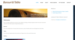 Desktop Screenshot of bansuritabla.com